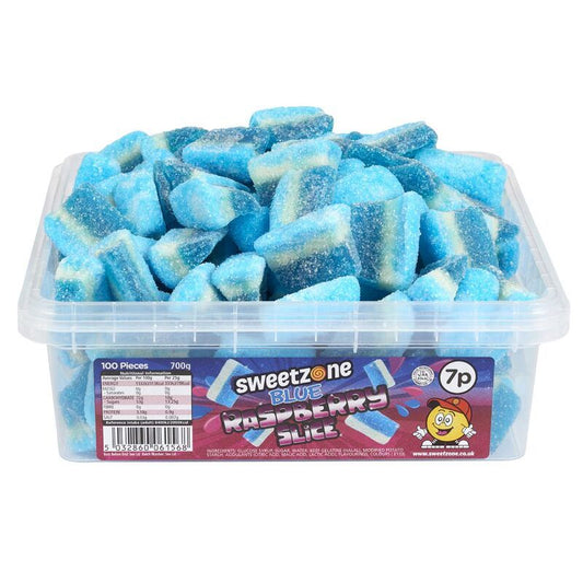 Sweetzone Blue Raspberry Slice 700g TUB - 1H106 HMC Certified Halal