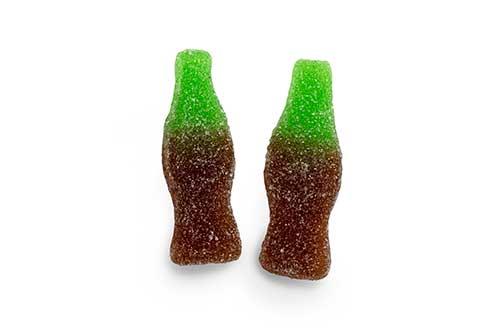 Sugared Cola Bottle 1Kg Bag Certified Halal
