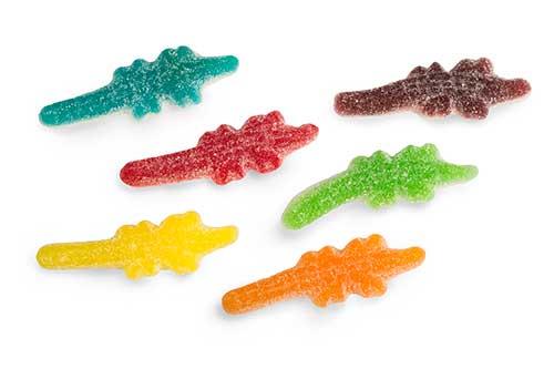 Sour Crocodiles 1Kg Bag Certified Halal