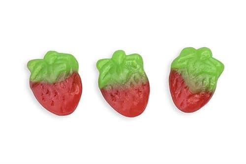 Mini Jelly Wild Strawberry 1Kg Bag Certified Halal - Amazing Sweets UK