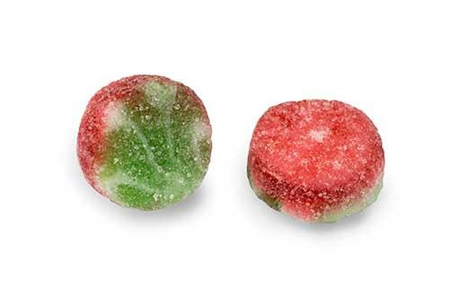 Sugared Watermelon Twist Tarts 1Kg Bag Certified Halal