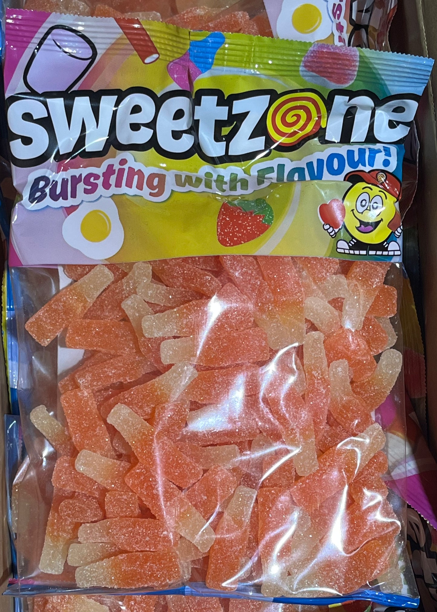 Fizzy Orange Bottles 1KG Bag - 1F118