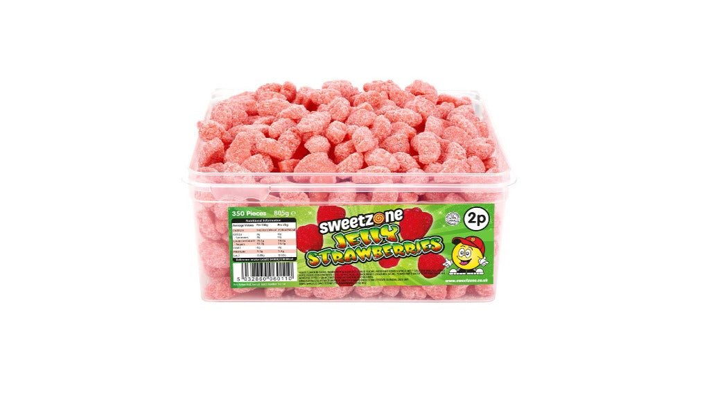 Sweetzone Jelly Strawberries 800g Tub HMC Certified Halal