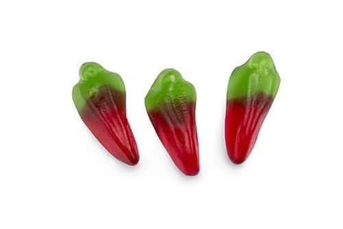 Mini Jelly Chilli Pepers 1Kg Bag Certified Halal