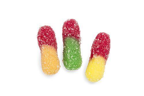 Mini Sour Fingers 1Kg Bag Certified Halal