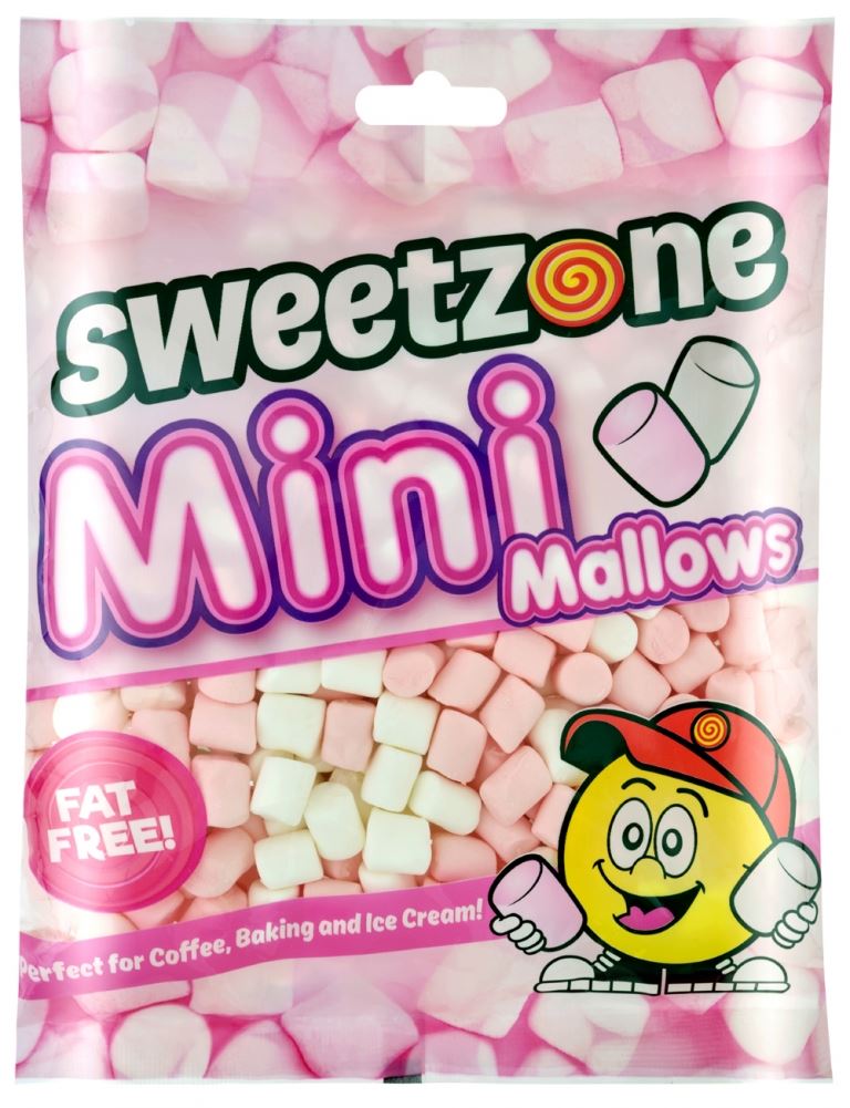 Sweetzone Mini Mallows 140g Bag HMC Certified Halal