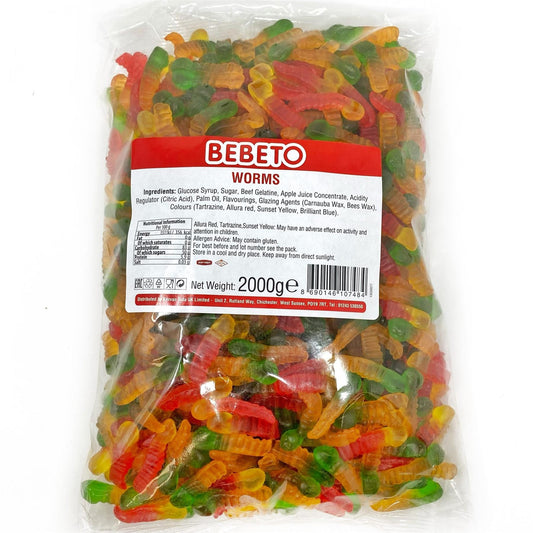 Bebeto Worms 2 KG Bag Certified Halal (16009765)