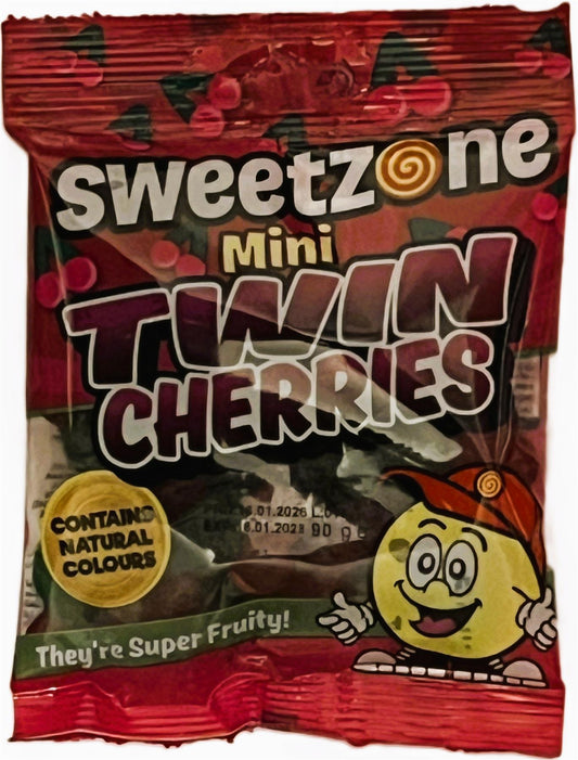 Mini Twin Cherries 90g Bag - 1A050 - HMC Certifed Halal