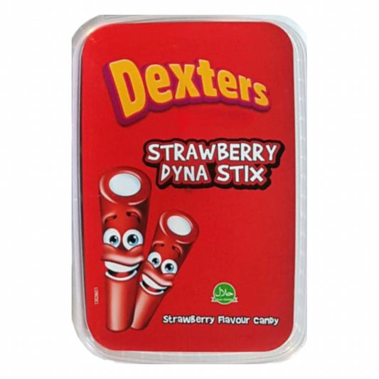 Dexters Strawberry Dyna Stix 400g Bag Certified Halal (16015788)