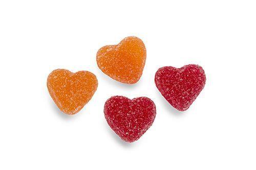 Mini Sour Hearts 1Kg Bag Certified Halal
