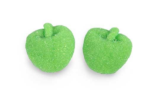 Sugared Foam Apples 1Kg Bag Certified Halal - Amazing Sweets UK