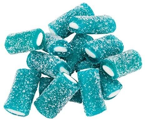 Bebeto Fizzy Blue Raspberry Pencils VEGAN 2 KG Bag Certified Halal (16007156)