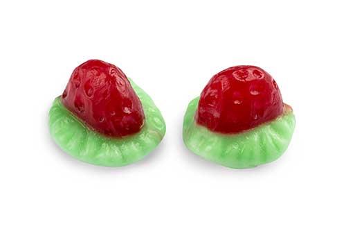 Jelly Strawberriolas 1Kg Bag Certified Halal