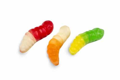 Mini Jelly Worms 1Kg Bag Certified Halal
