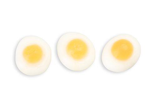 Mini Jelly Fried Eggs 1Kg Bag Certified Halal