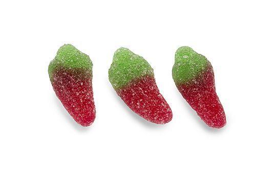 Mini Sour Chilli Pepers 1Kg Bag Certified Halal