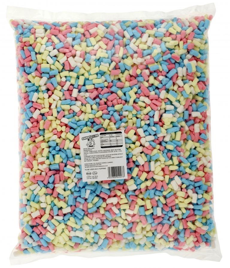 Sweetzone Micro Mallow (4 Colour) 1kg Bag HMC Certified Halal