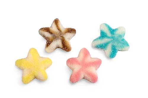 Sour Stars Twist Assorted 1Kg Bag Certified Halal