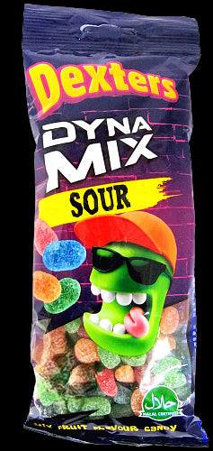 Prepack Sour Dyna Mix 150g Bag Certified Halal (16013501)