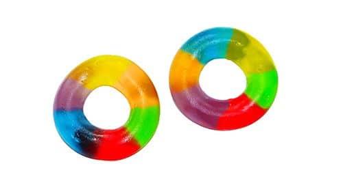 Jelly Multicolor Rings 1Kg Bag Certified Halal