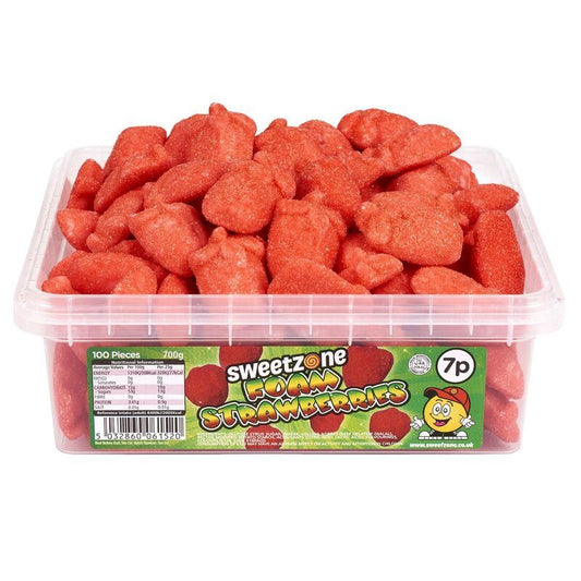 Sweetzone Foam Strawberry 700g TUB - 1H108 HMC Certified Halal