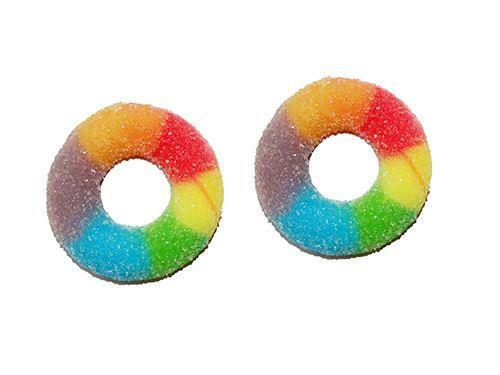 Sour Multicolor Rings 1Kg Bag Certified Halal