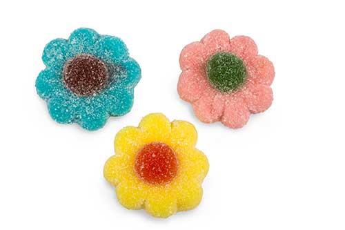 Sugared Flowers Assorted 1Kg Bag Certified Halal