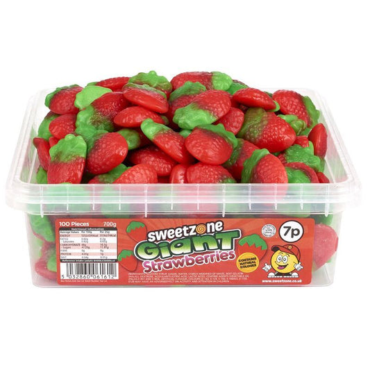 Sweetzone Giant Strawberry 700g TUB - 1H109 HMC Certified Halal