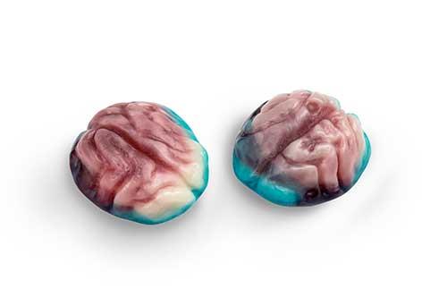 Jelly Filled Brains 1Kg Bag Certified Halal