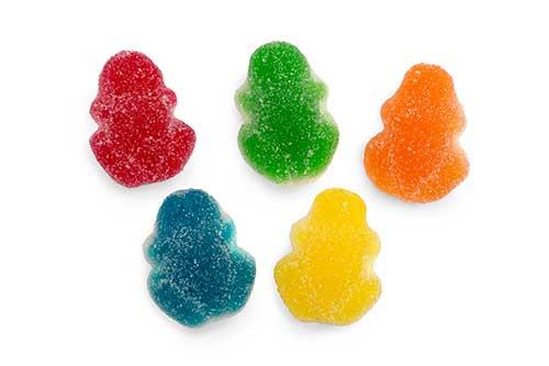 Sour Frogs Assorted 1Kg Bag Certified Halal