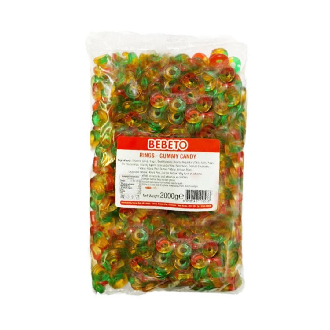 Bebeto Oily Rings 2 KG Bag Certified Halal (16010220)