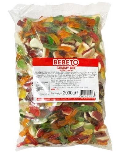 Bebeto Gummy Mix 2 KG Bag Certified Halal (16016813)