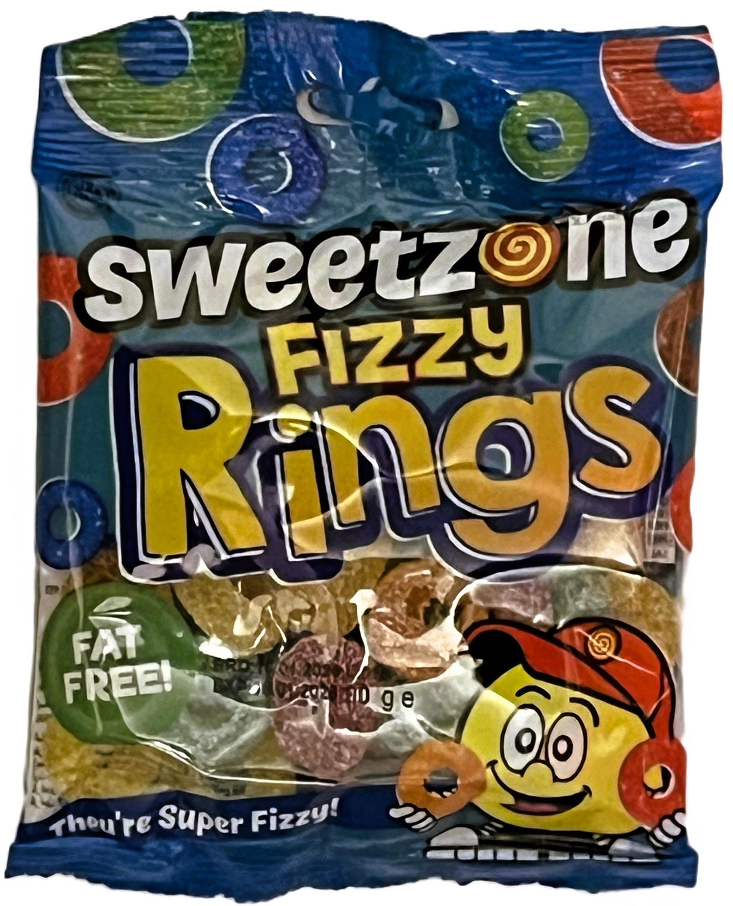 Fizzy Rings 90g Bag - 1A021 - HMC Certifed Halal - Amazing Sweets UK