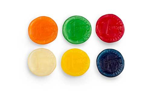 Jelly Euros Assorted 1Kg Bag Certified Halal