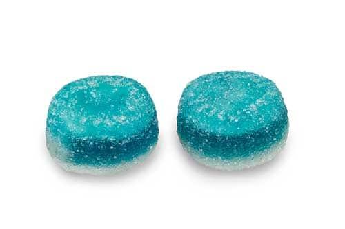 Sugared Raspberry Tarts 1Kg Bag Certified Halal