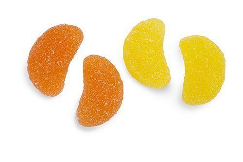 Mini Sour Orange and Lemon Slices 1Kg Bag Certified Halal
