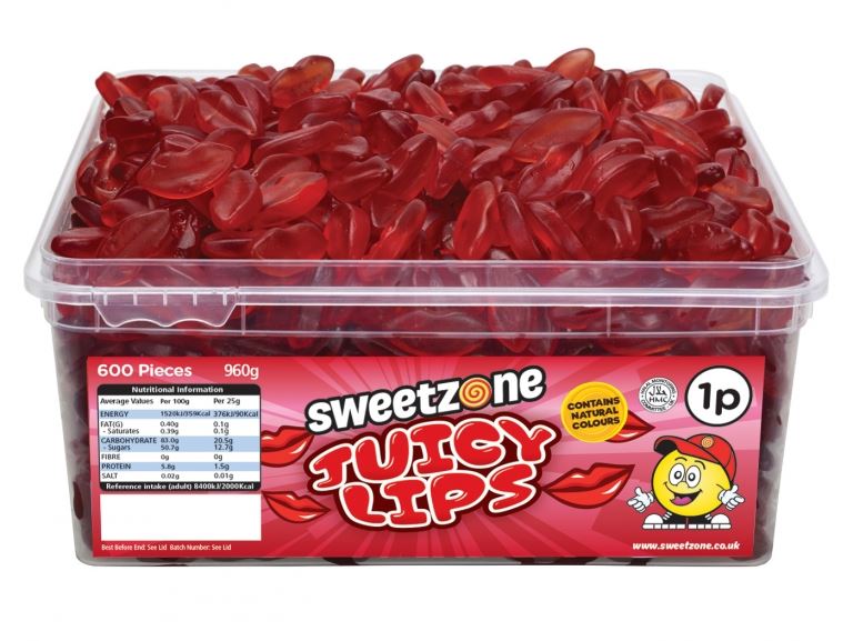 Sweetzone Juicy Lips 805g Tub HMC Certified Halal