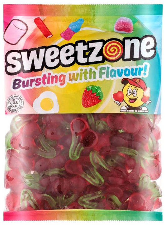 Sweetzone Twin Cherries 1kg Bag HMC Certified Halal - Amazing Sweets UK