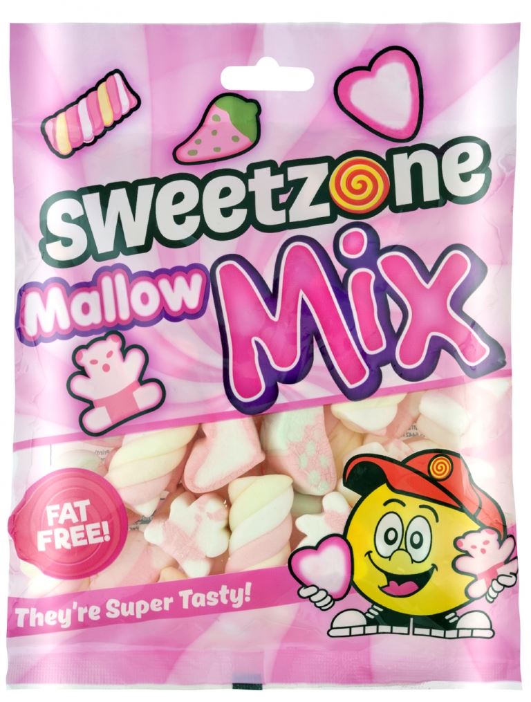 Sweetzone Mallow Mix 140g Bag HMC Certified Halal - Amazing Sweets UK