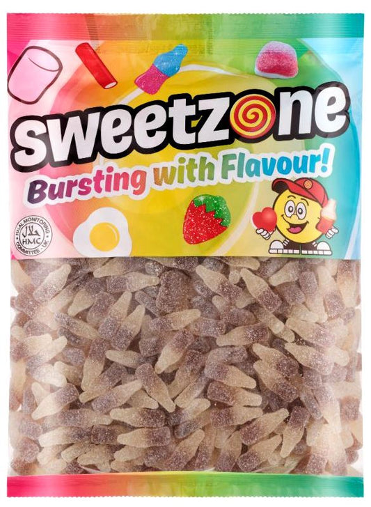 Sweetzone Fizzy Cola Bottles 1kg Bag HMC Certified Halal - Amazing Sweets UK