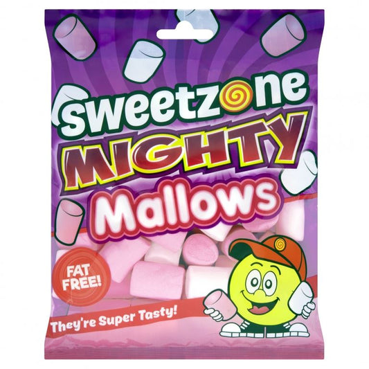 Sweetzone Mighty Mallows 140g Bag HMC Certified Halal - Amazing Sweets UK