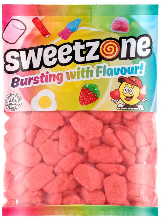 Sweetzone Foam Strawberry 1kg Bag HMC Certified Halal - Amazing Sweets UK