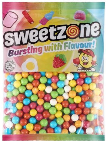 Sweetzone Bubblegum Balls 2g 1kg Bag HMC Certified Halal - Amazing Sweets UK