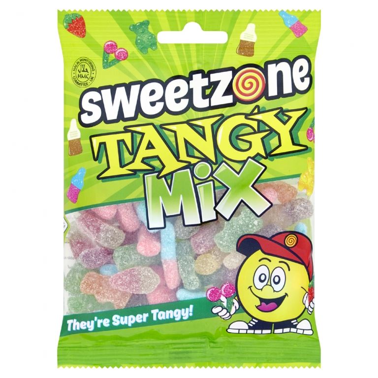 Sweetzone Tangy Mix 90g Bag HMC Certified Halal - Amazing Sweets UK