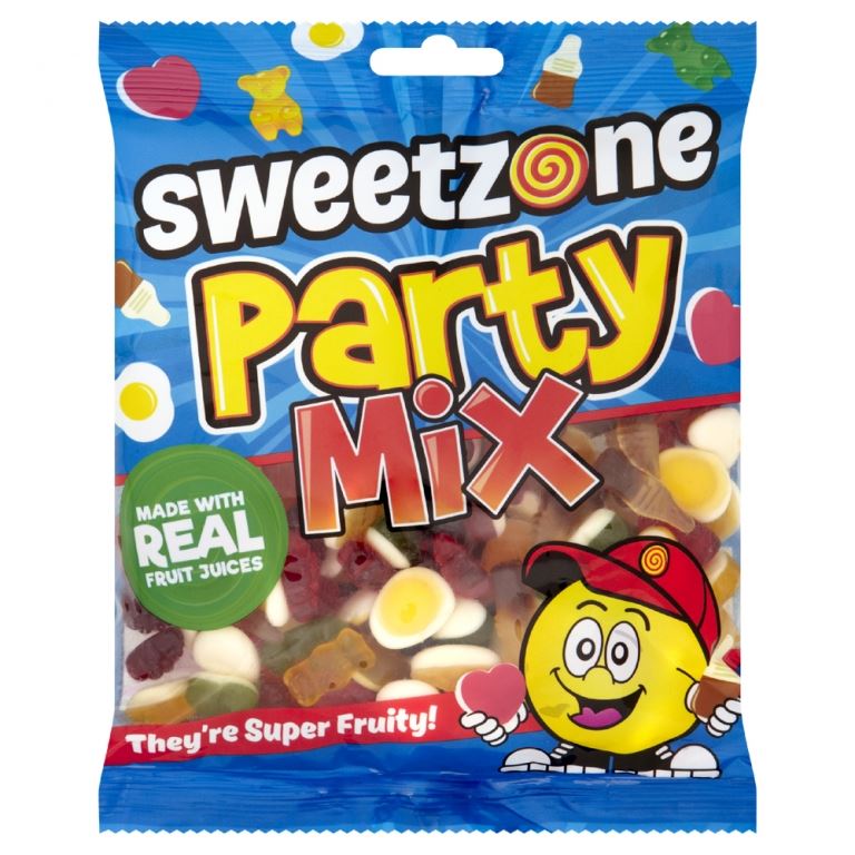 Sweetzone Party Mix 180g Bag HMC Certified Halal - Amazing Sweets UK